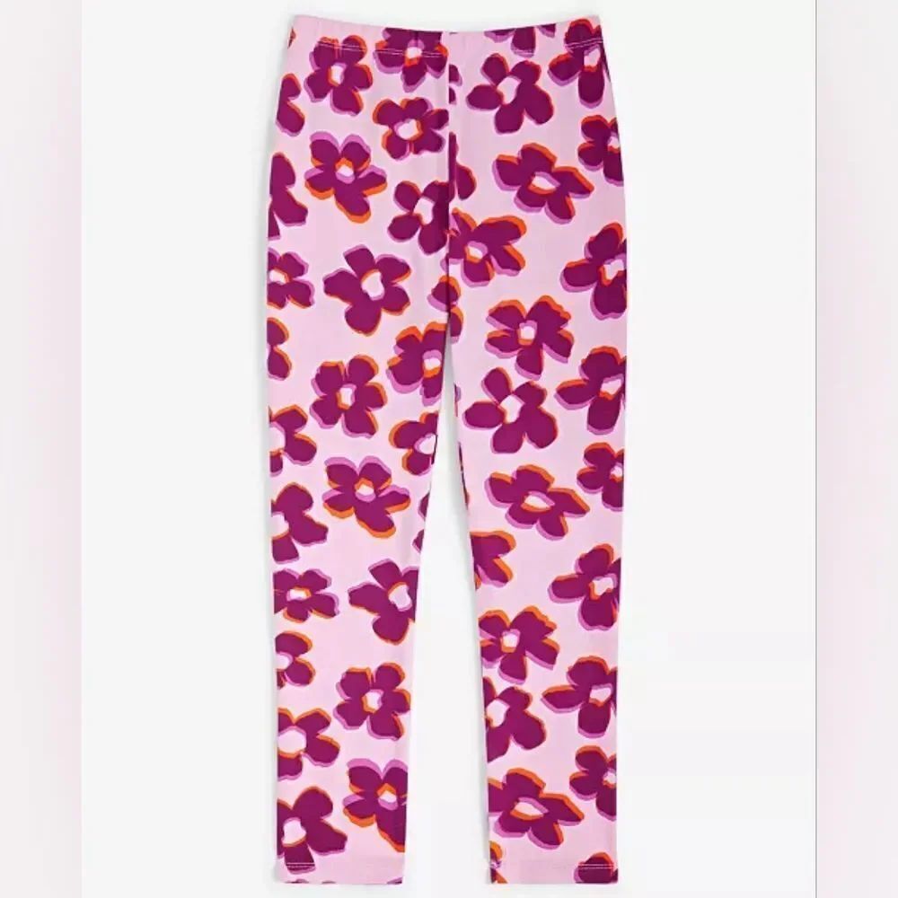 Epic Threads Pink Floral Kids Leggings